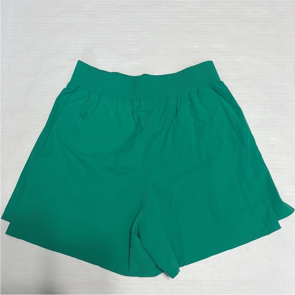 Lululemon Athletica Vibrant Green Athletic Shorts - Picture 2 of 3